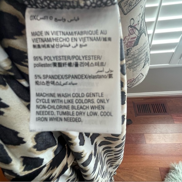 INC International Concepts Animal Print Top - Picture 8 of 8